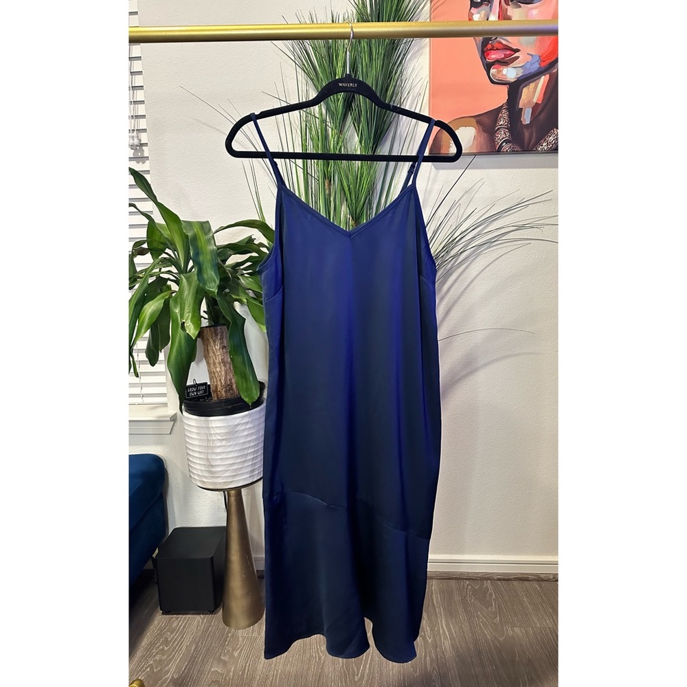 Sam Edelman Satin Slip Dress - Size 8 - Picture 7 of 9